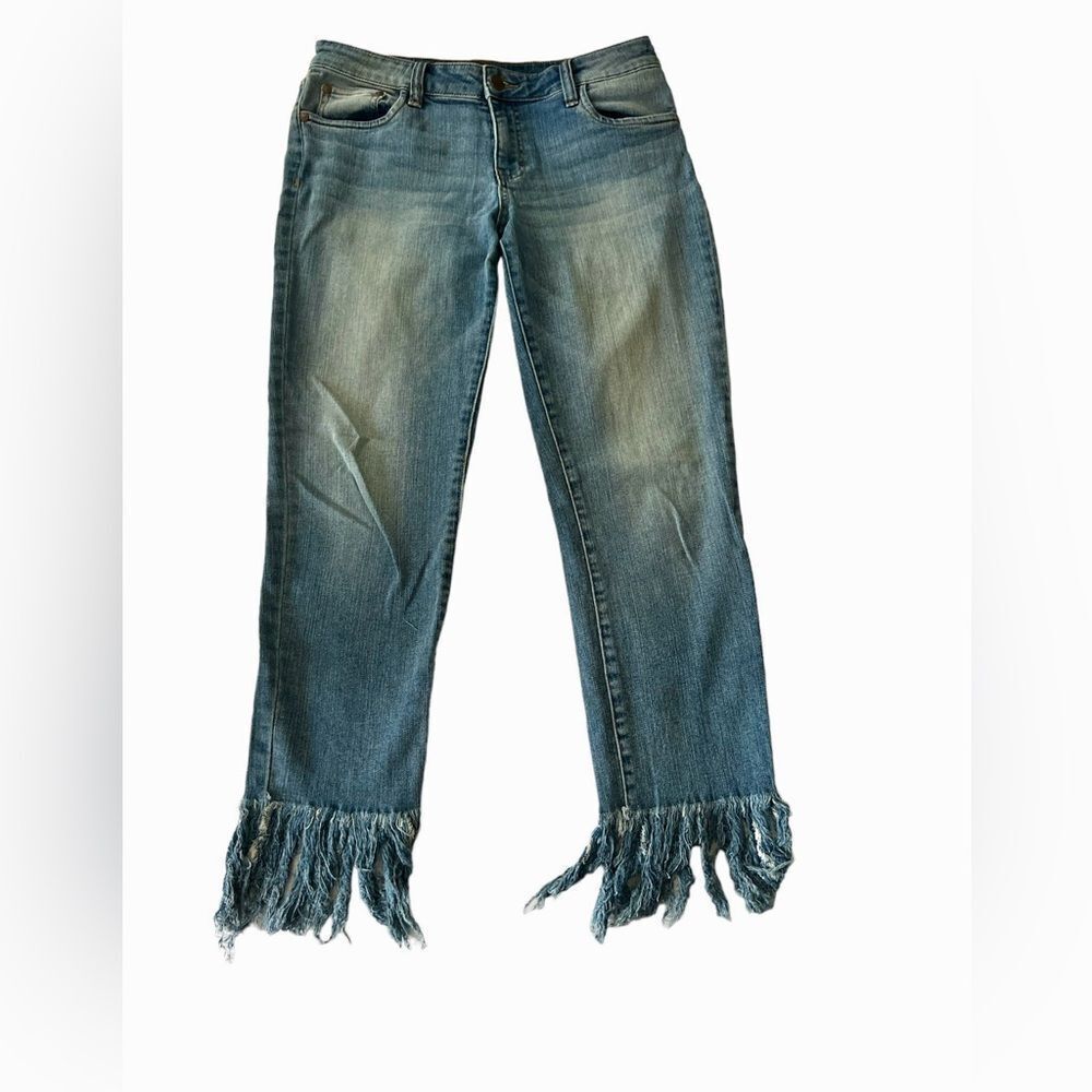 Sun & Shadow Frayed Bottom Jeans size 27